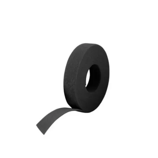 VELCRO® Black Hook & Loop Tape, 10mm x 25m - VEL-OW64101 product image