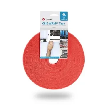 VELCRO® Red Hook & Loop Tape, 10mm x 25m - VEL-OW64105 product image
