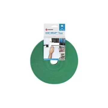 VELCRO® Green Hook & Loop Tape, 10mm x 25m - VEL-OW64106 product image