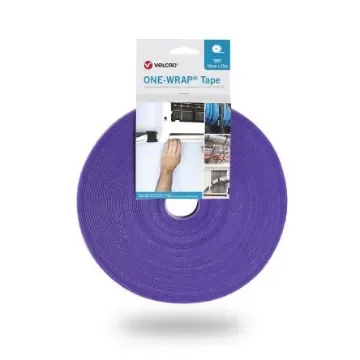 VELCRO® Purple Hook & Loop Tape, 10mm x 25m - VEL-OW64107 product image