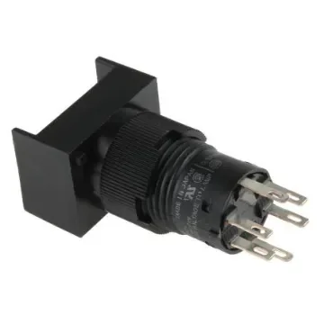 Omron A3C Series Illuminated Push Button Switch, Momentary, Panel Mount, 12mm Cutout, SPST, 250V ac, IP40 - A3CJ-7011 product image