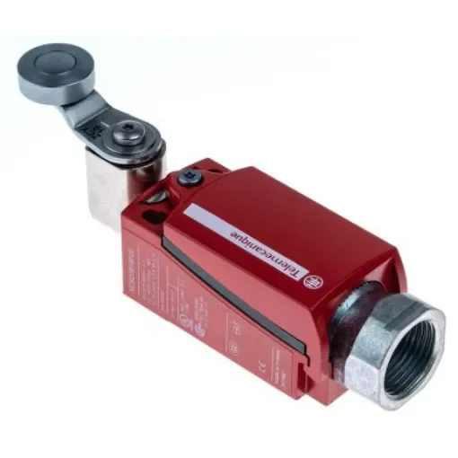 Telemecanique Sensors XCSD Series Roller Lever Interlock Switch, 2NC/1NO, IP66, IP67, Plastic Housing - XCSD3919P20 product image