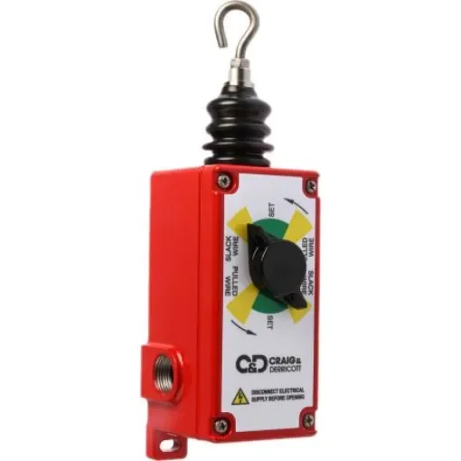 Craig & Derricott GWN Rope Pull Switch, 50m, NO/2NC, Straight - GWN1 product image