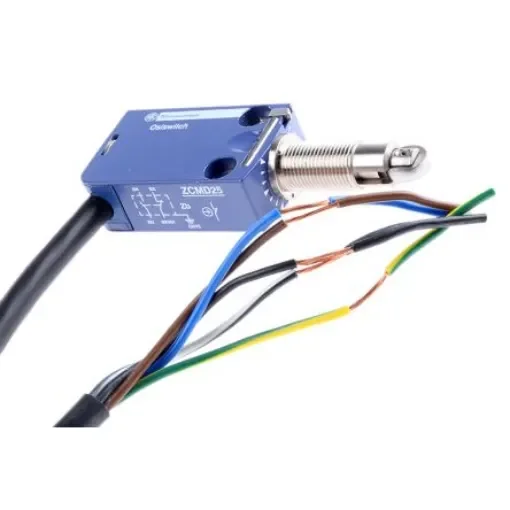 Telemecanique Sensors OsiSense XC Series Plunger Limit Switch, NO/NC, IP66, IP67, IP68, DP, Zinc Alloy Housing, 240V ac - XCMD25F2L1 product image