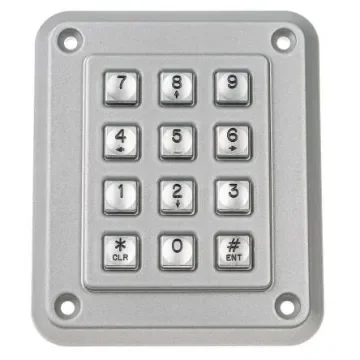 Storm IP65 12 Key Die Cast Zinc Keypad - 1K120102 product image