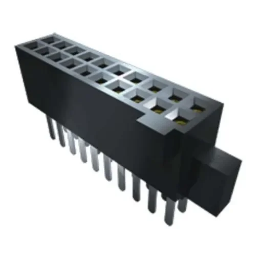 Samtec SFM Series Straight Surface Mount PCB Socket, 100-Contact, 2-Row, 1.27mm Pitch, Through Hole Termination - SFM-150-L2-S-D-A product image