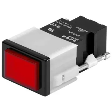 EAO, 02 LED Pilot Light, 21.2 x 29.2mm Cutout, Rectangular - 02-021.001 product image