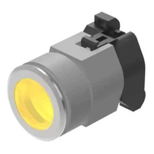 EAO, 704 Yellow LED Pilot Light, 31mm Cutout, Round - 0704.006.418. product image