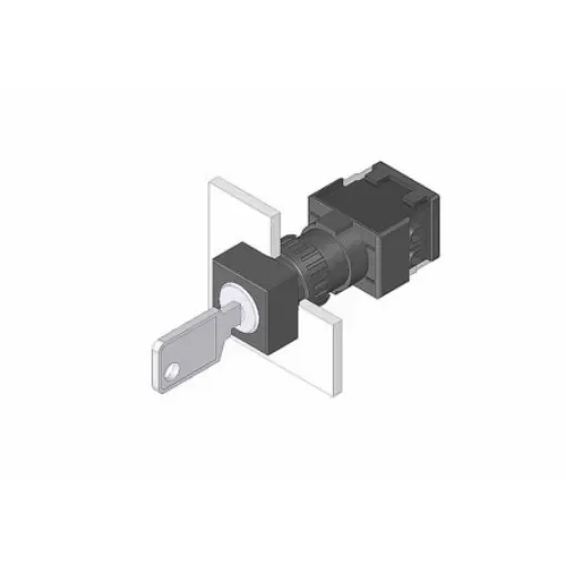 EAO IP65 Key Switch 3-Way - 61-2601.0/D product image