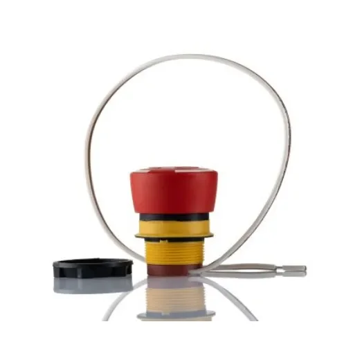 EAO 84 Series Twist Release Emergency Stop Push Button, Panel Mount, 22mm Cutout, 1 NO + 1 NC - 84-5020.0040 product image