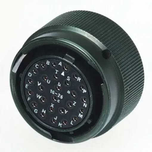 Amphenol Limited, 62GB 2 Way Cable MIL Spec Circular Connector Plug, Socket Contacts,Shell Size 8, Bayonet, - 62GB-51T08-02SN product image