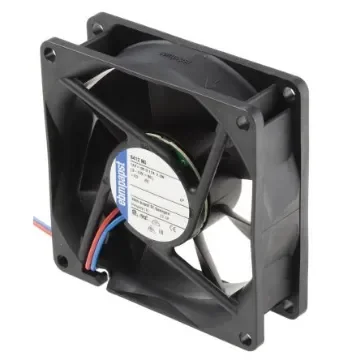 ebm-papst 8400 N Series Axial Fan, 12 V dc, DC Operation, 69m³/h, 2W, 167mA Max, 80 x 80 x 25mm - 8412NG product image