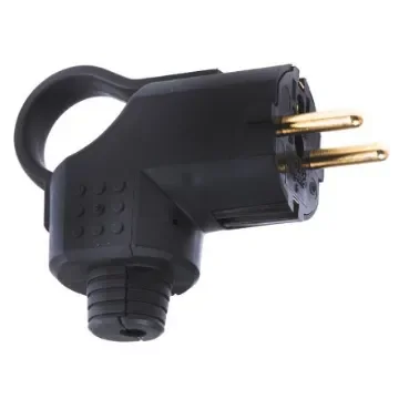 Legrand French Mains Plug, 16A Black, Cable Mount Rubber, 250 V - 0 502 52 product image