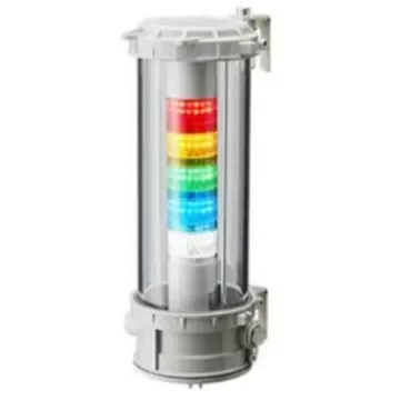 Patlite ST-PA Series Coloured Signal Tower, 5 Lights, 24 V dc, Direct Mount - ST-PA-LR6502WJBWRYGBC product image