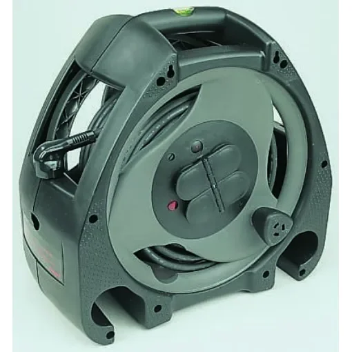 Legrand 25m 4 Socket Type E - French Cable Reel Semi-enclosed Reel, 230 V, IP44 - 0 507 56 product image