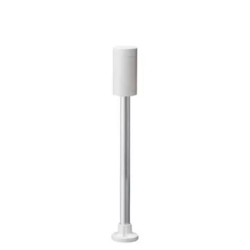 Patlite LR5 Series White Mounting Base with Tube, 24 V dc, LED Bulb, DC - LR5-02PJNW product image