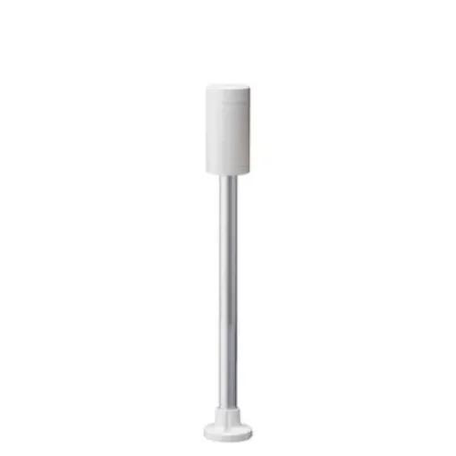 Patlite LR5 Series White Mounting Base with Tube, 24 V dc, LED Bulb, DC - LR5-02PJNW product image