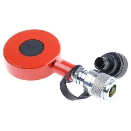 Hi-Force Single, Portable Low Height Hydraulic Cylinder, HVL10, 10t, 6mm stroke product image