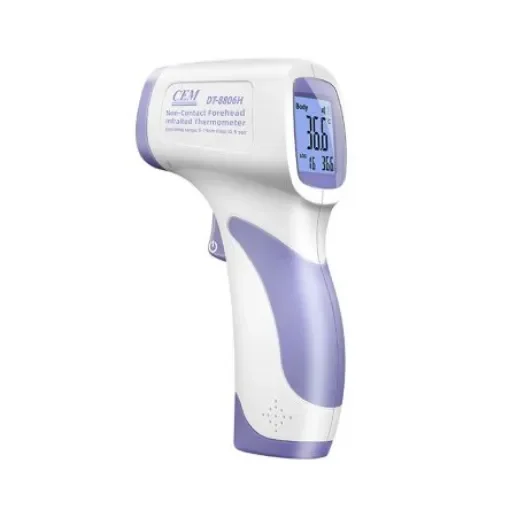 NEUTRAL DT-8806 Forehead Infrared Thermometer, 0°C Min, +60°C Max, ±0.3°C Accuracy, °C and °F Measurements - DT-8806H product image