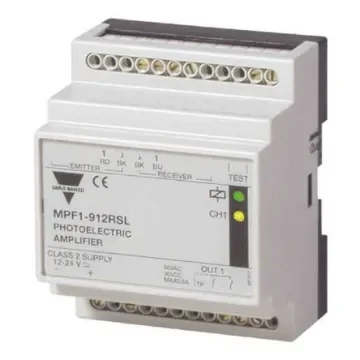 Carlo Gavazzi Through Beam Photoelectric Sensor Amplifier, Barrel Sensor, 15 m Detection Range - MPF1-230RS product image