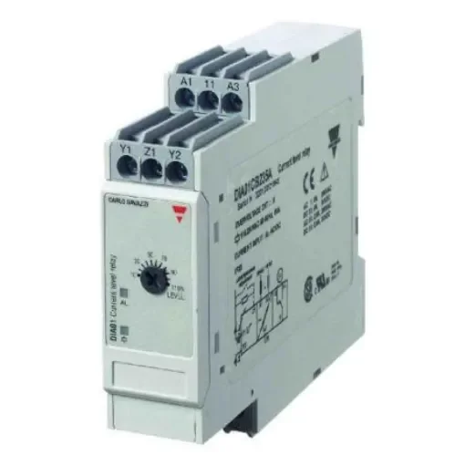 Carlo Gavazzi Current Monitoring Relay, 1 Phase, SPDT, DIN Rail - DIA01CB235A product image