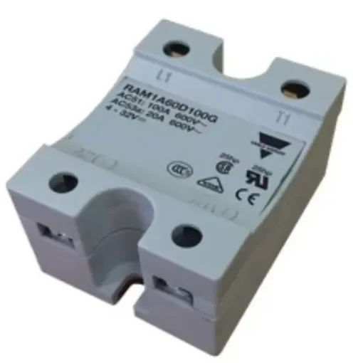 Carlo Gavazzi RAM1A.G Series Solid State Relay, 50 A Load, Panel Mount, 660 V ac Load - RAM1A60D50G product image