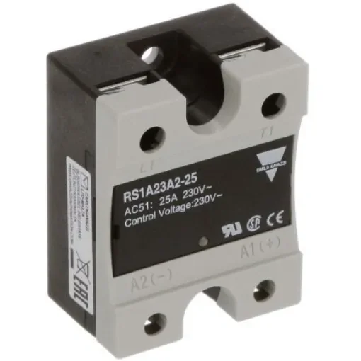 Carlo Gavazzi RS 23 A Series Solid State Relay, 25 A Load, Panel Mount, 265 V ac Load - RS1A23A2-25 product image