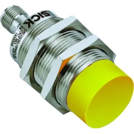 SICK IME2S Series Non-Flush Inductive Non-Contact Safety Switch, 24V dc, Nickel Plated Brass Housing, 2NO, M12 - IME2S30-15N4DC0 product image