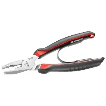 Facom 187AP.20CPEPF Combination Pliers, 205 mm Overall, Flat Tip product image