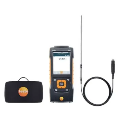 Testo 440 Laboratory Kit Data Logging Air Quality Meter for Temperature, +400°C Max, Battery-Powered - 0563 4412 product image