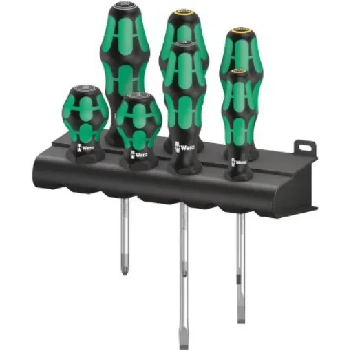 Wera 300/7 Mix 2 Pozidriv; Slotted Screwdriver Set, 7-Piece - 05008901001 product image
