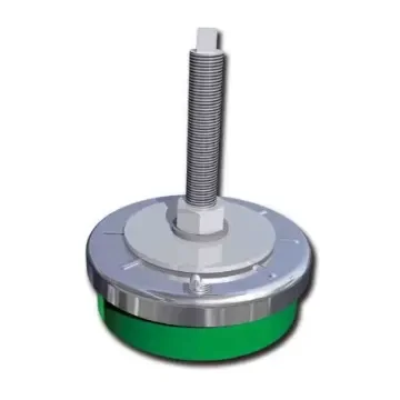 FIBET M12 Natural Rubber Adjustable Foot, 500kg Static Load Capacity - ZAL8035V120 product image