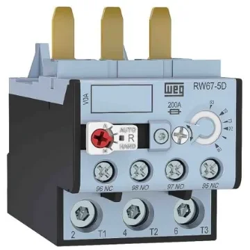 WEG Thermal Overload Relay 1NO + 1NC, 50 A F.L.C, 50 A Contact Rating, 16.5 kW, 690 Vac, 3P, RW - RW67-5D3-U050 product image