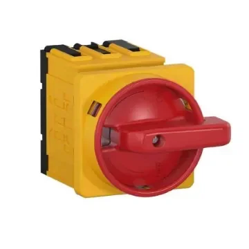 WEG 3P Pole Panel Mount Isolator Switch - 63A Maximum Current, 25kW Power Rating, IP20 - MSW 63 P3 H product image