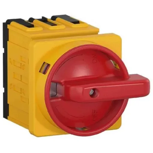 WEG 3P Pole Panel Mount Isolator Switch - 80A Maximum Current, 31kW Power Rating, IP20 - MSW 80 P3 H product image