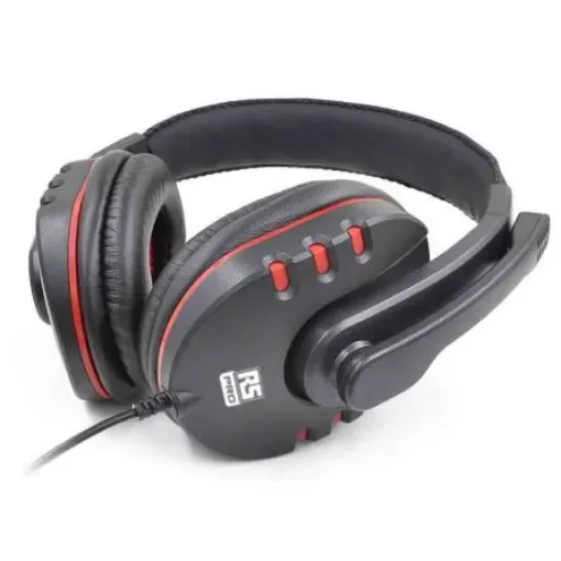 RS PRO Black, Red Wired Over Ear Headset - 2013520 product image