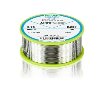 Felder Lottechnik Wire, 0.75mm Lead Free Solder, 227°C Melting Point - 5551940720 37 product image