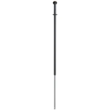Vikan Grey Aluminium Telescopic Mop Handle, 1.235m, for use with Vikan mop frames - 296218 product image