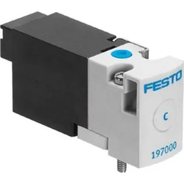 Festo 2/2 Closed Monostable Solenoid Valve - Electrical MHA1 Series, 197038 - MHA1-M1H-2/2G-0,9-HC product image