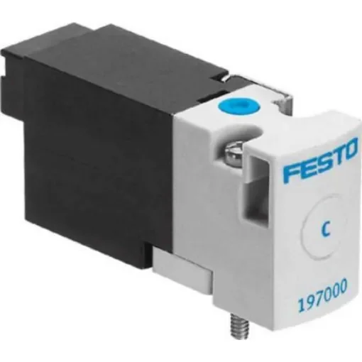 Festo 2/2 Closed Monostable Solenoid Valve - Electrical MHA1 Series, 197038 - MHA1-M1H-2/2G-0,9-HC product image
