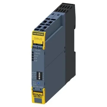 Siemens SIRIUS 3SK1 Safety Relay, 24V dc, Single Channel, 3 Safety Contacts - 3SK1122-2AB40 product image
