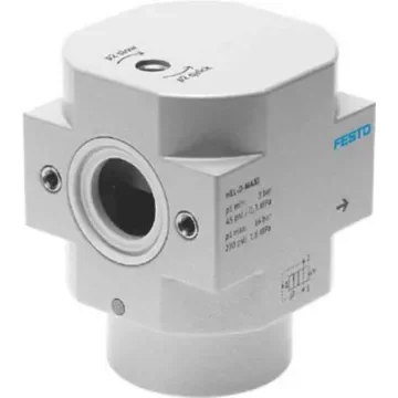 Festo 2/2 Closed, Monostable Pneumatic Manual Control Valve HEL Series, G 3/8, 3/8, 170692 - HEL-D-MAXI product image