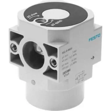 Festo 2/2 Closed, Monostable Pneumatic Manual Control Valve HEL Series, G 3/8, 3/8, 170691 - HEL-D-MIDI product image
