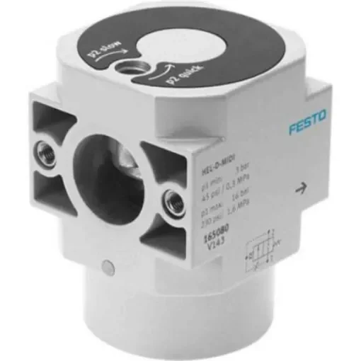 Festo 2/2 Closed, Monostable Pneumatic Manual Control Valve HEL Series, G 3/8, 3/8, 170691 - HEL-D-MIDI product image