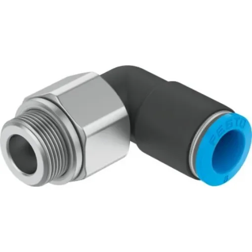 Festo QSRL PBT Pneumatic Rotary Union, G 1/8 Male, Push In 4mm - QSRL-G1/8-4 product image