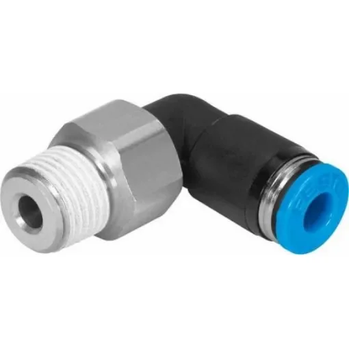 Festo QSRL PBT Pneumatic Rotary Union, G 1/8 Male, Push In 6mm - QSRL-G1/8-6 product image