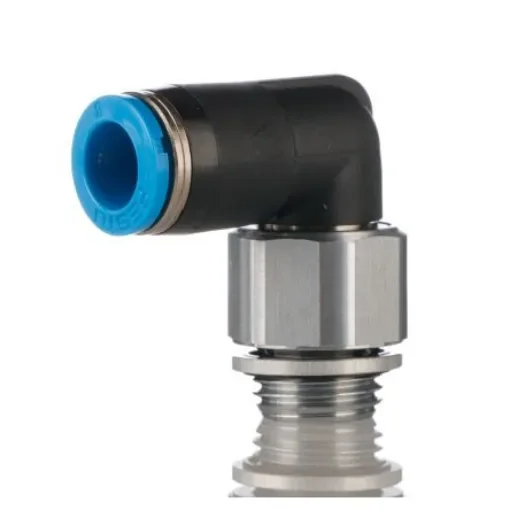 Festo QSRL PBT Pneumatic Rotary Union, G 1/4 Male, Push In 8mm - QSRL-G1/4-8 product image