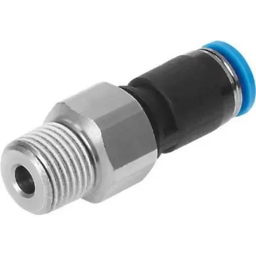 Festo QSR PBT Pneumatic Rotary Union, R 1/8 Male, Push In 8mm - QSR-1/8-8 product image