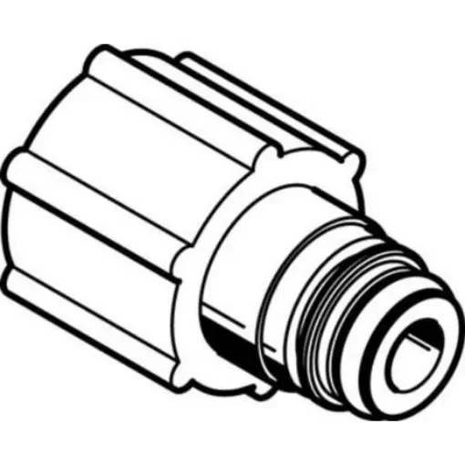 Festo QSP10 Series Straight Threaded Adaptor, G 1/8 Female to G 1/8 Female, 565811 - QSP10-G1/8 product image