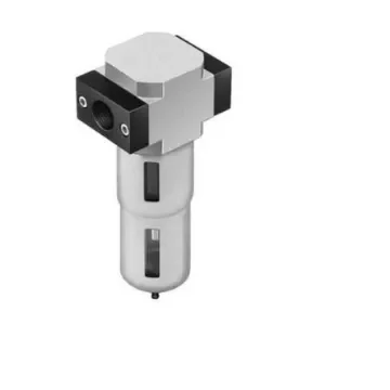 Festo D series 5µm G 1/4 Pneumatic Filter 950L/min max with Automatic drain - LF-1/4-D-5M-MINI-A product image